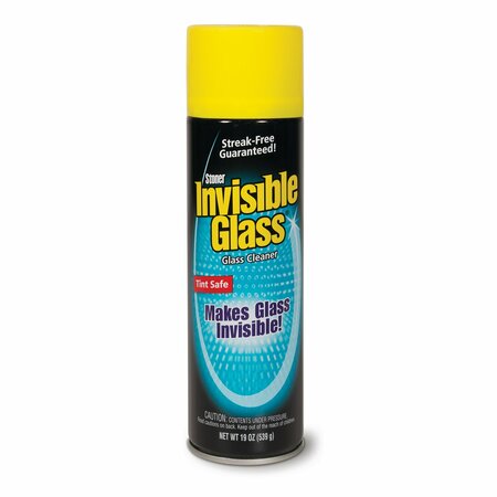 Invisible Glass Liquid Glass Cleaner, Alcohol, Aerosol Can, 6 PK 7-93165-91164-8